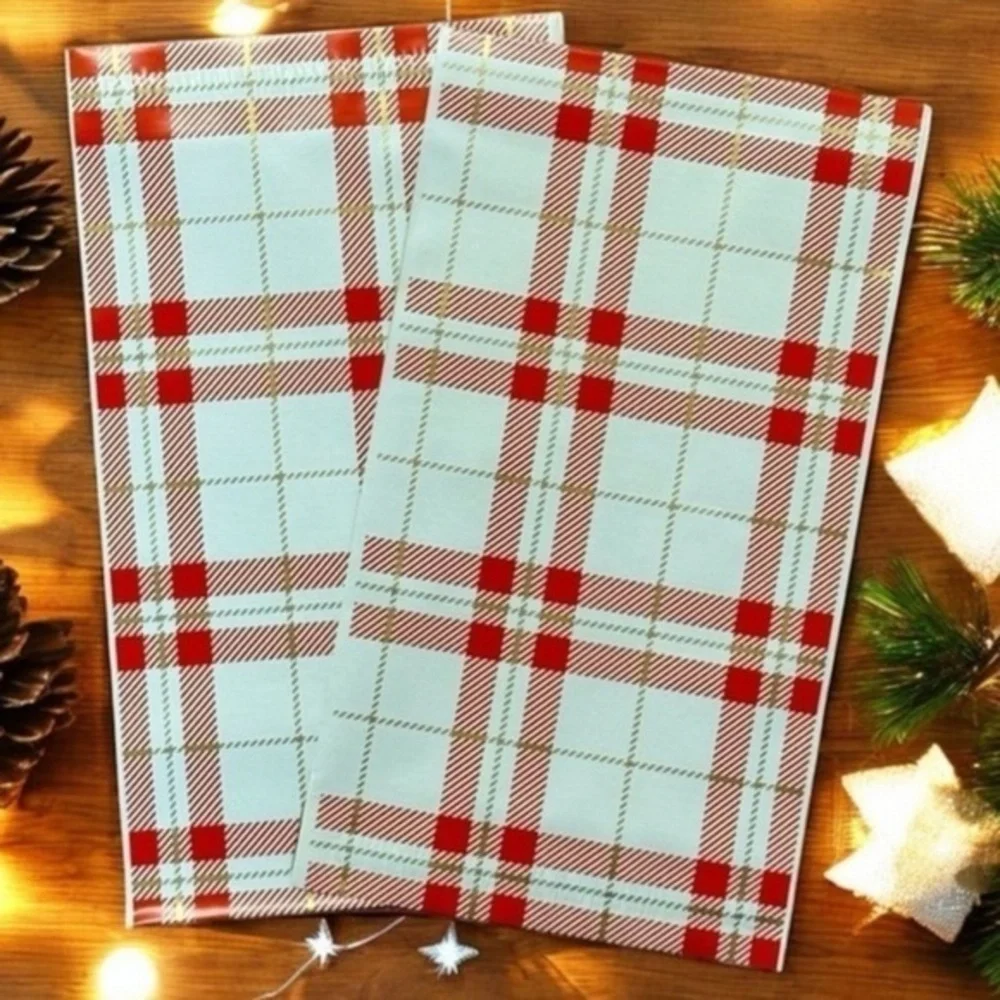 (10) 6x9 Christmas Poly Mailers